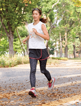 安田美沙子のランニングマラソン